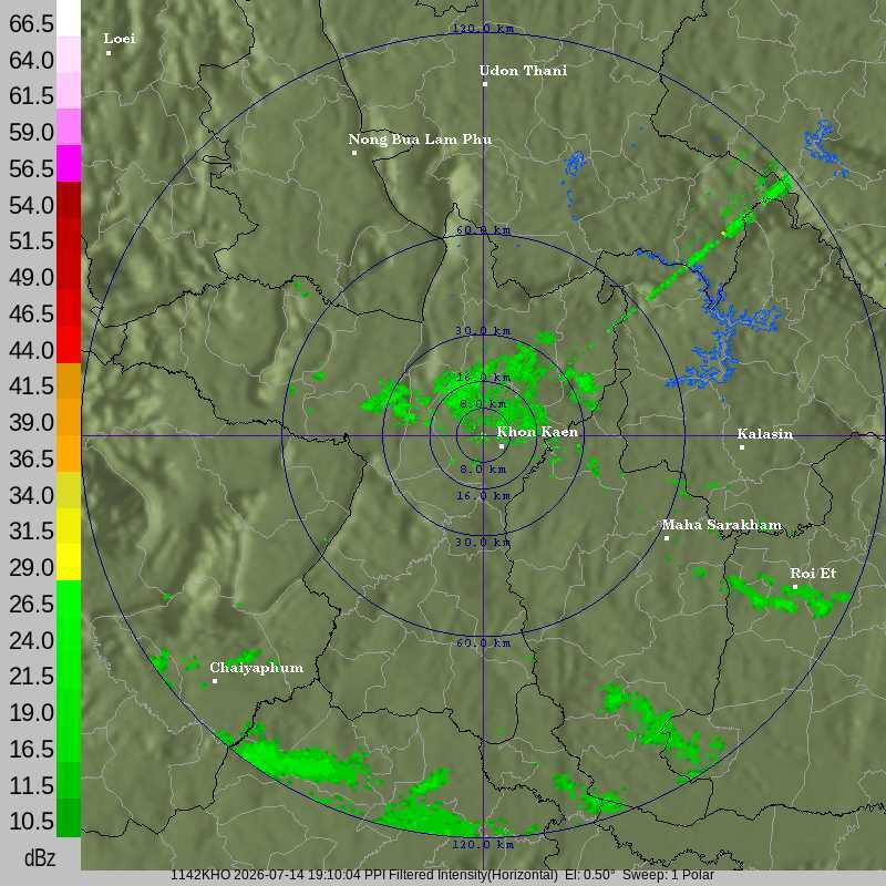 ภาพเรดาร์ฝนขอนแก่น ล่าสุด วันนี้ เรดาร์ขอนแก่น.