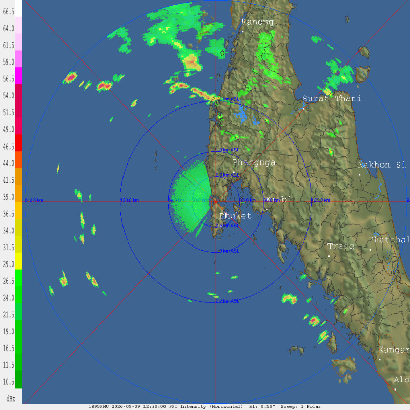 ภาพเรดาร์ฝนภูเก็ต ล่าสุด วันนี้ เรดาร์ ภูเก็ต.