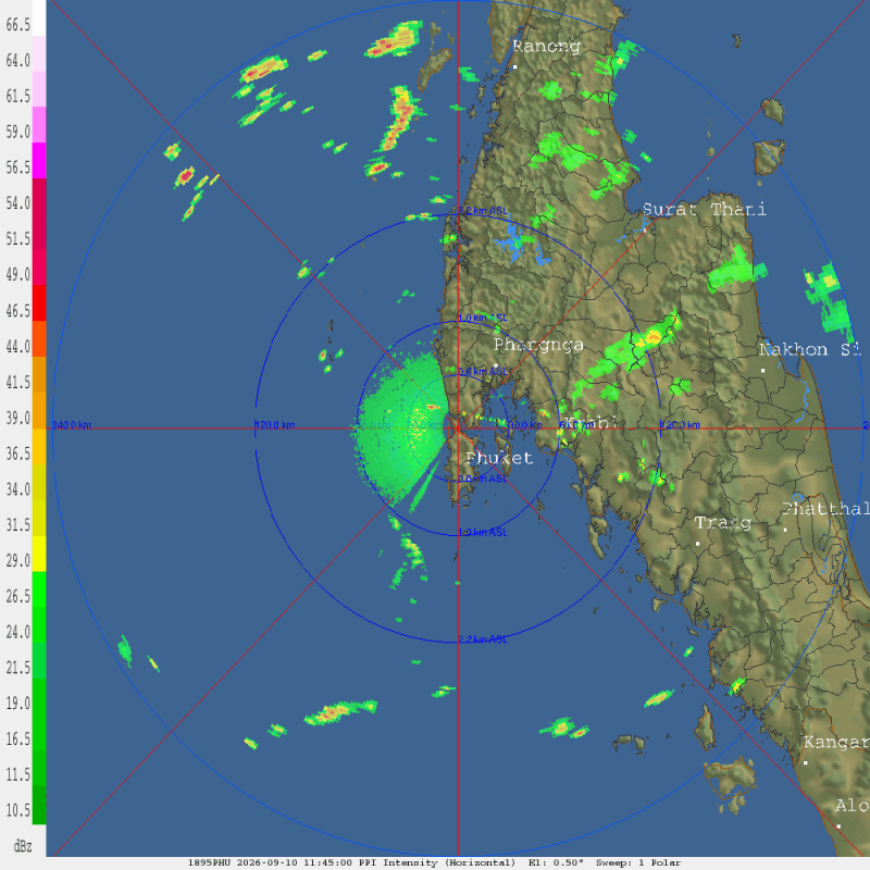 ภาพเรดาร์ฝนภูเก็ต ภาพเคลื่อนไหว ล่าสุด วันนี้ เรดาร์ ภูเก็ต.